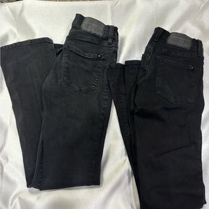 Lucky brand mid rise Ava boot cut black jeans 00/24